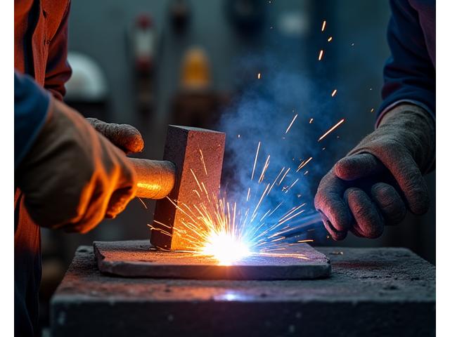 전통 단조 및 현대 용접 시설 전경