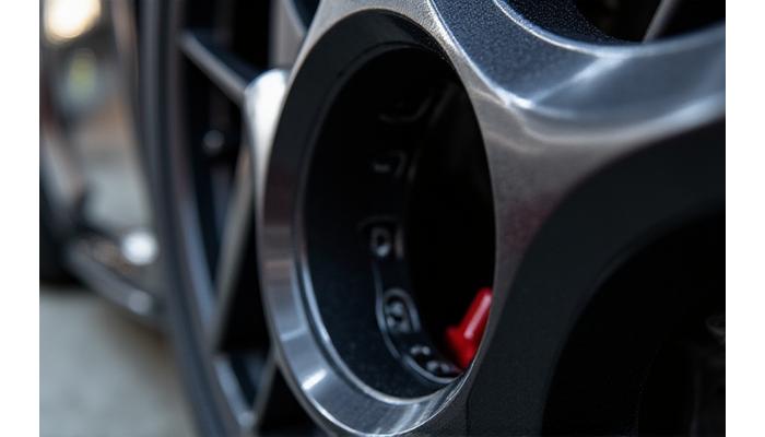 고성능 자동차 부품 마감 디테일